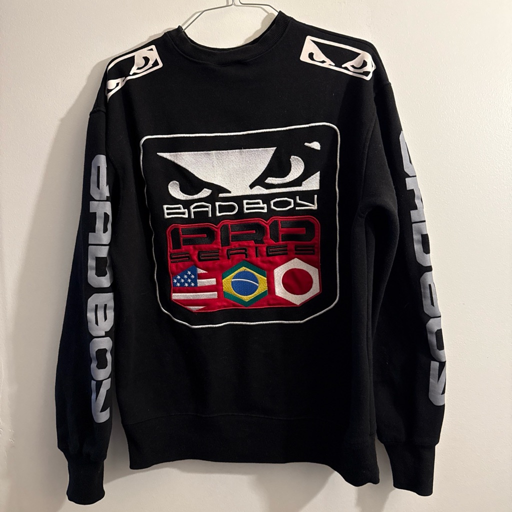 Black Graphic Men's Crewneck